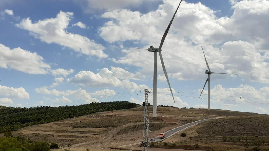 Un parque de energías renovables en una imagen de archivo.