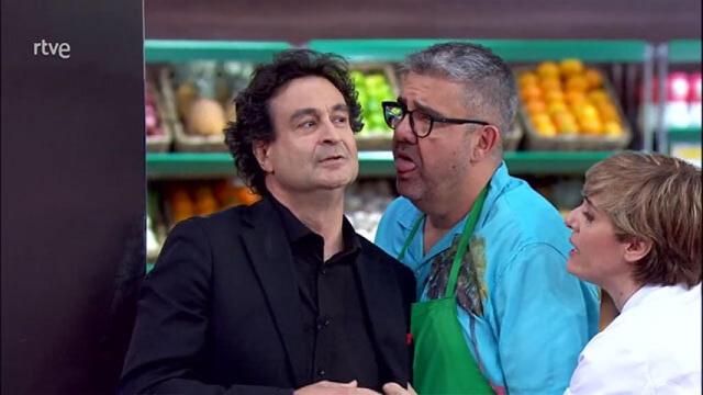 Flo y Pepe Rodríguez en 'MasterChef Celebrity'