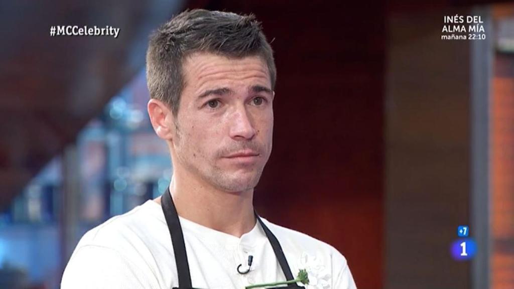 Juanjo Ballesta minutos antes de su expulsión en 'MasterChef Celebrity'.