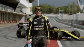 Primer test de Fernando Alonso con Renault preparando su regreso a la F1
