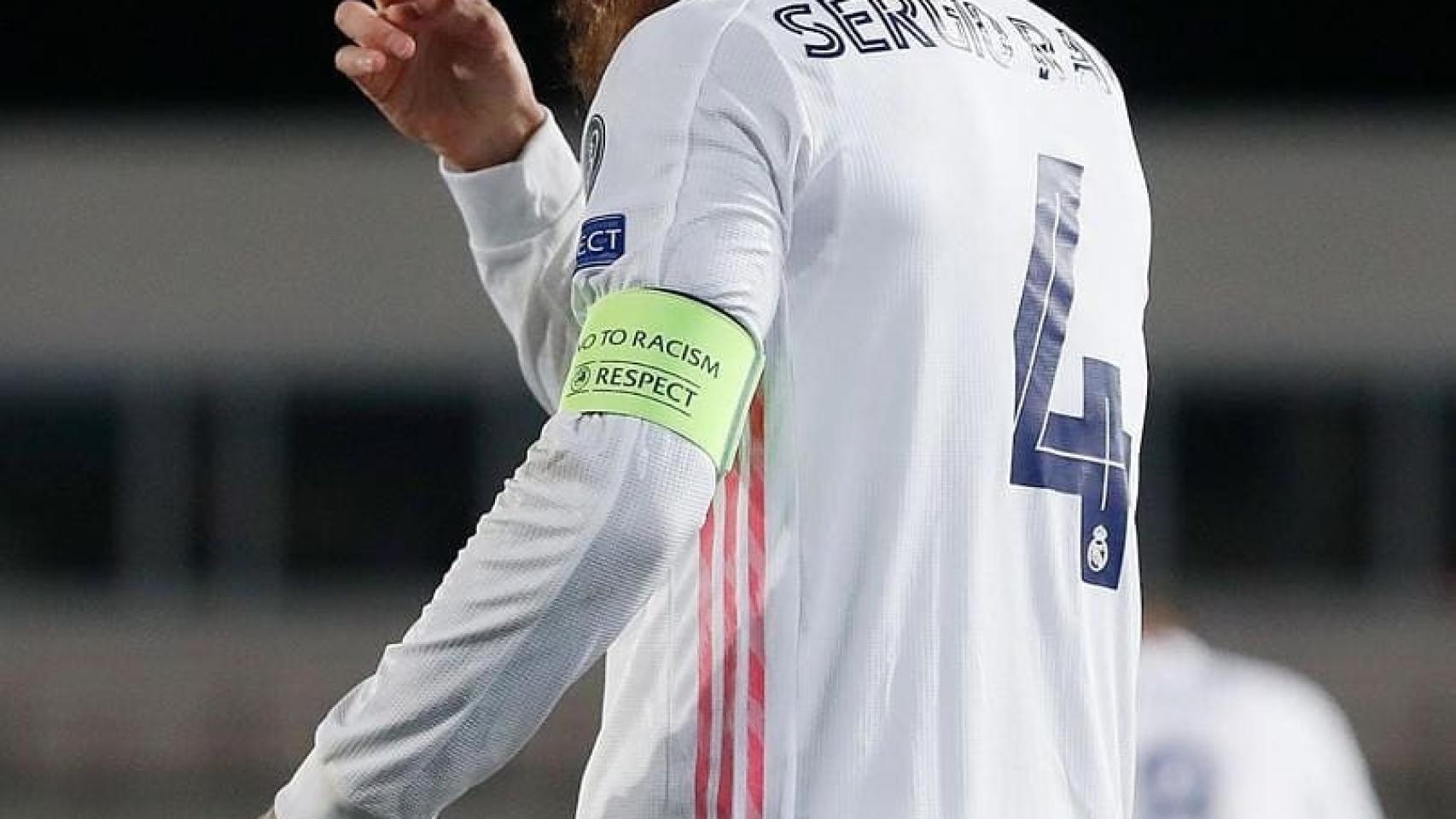 Sergio Ramos, con el '4' del Real Madrid a la espalda. Foto: Instagram (@sergioramos)