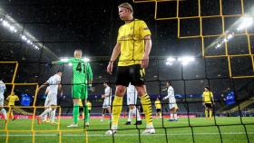 Erling Haaland, durante un partido de la Champions League