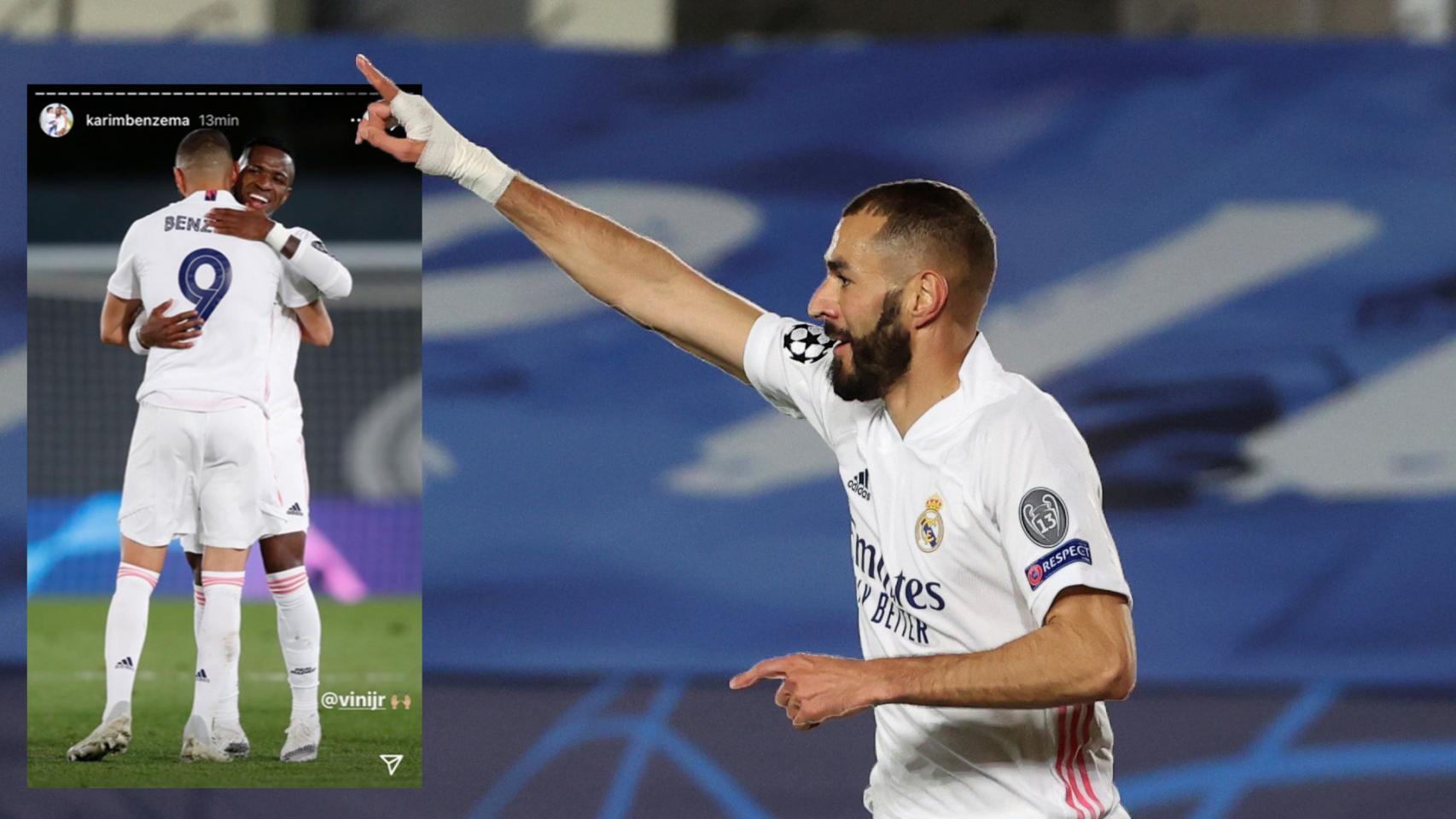 Benzema y Vinicius