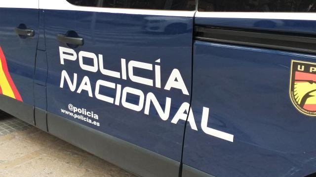 Un furgón del Cuerpo Nacional de Policía.