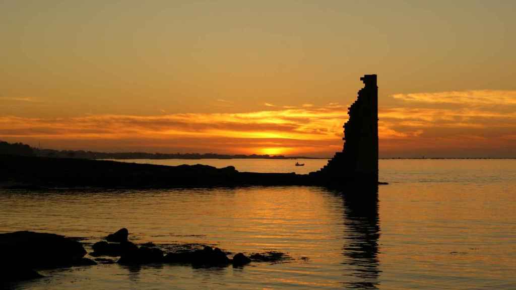 Atardecer en Cambados.