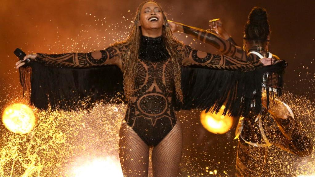 Beyoncé, durante un concierto en Los Ángeles.