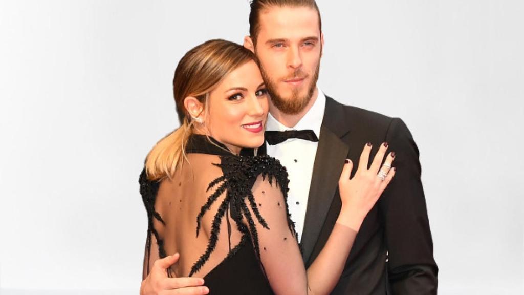 Edurne y David de Gea.