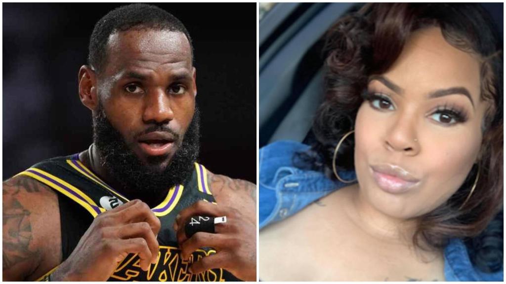 LeBron James y Ericka Weems