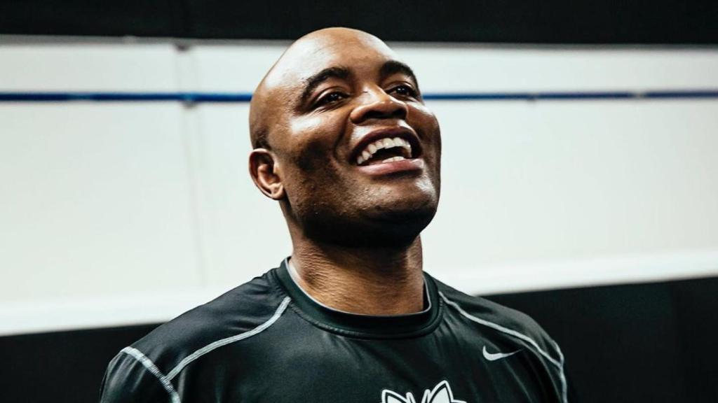 Anderson Silva tras un entrenamiento