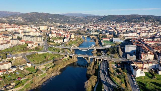 La ciudad de Ourense.