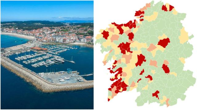Bajan a 47 los municipios gallegos en alerta roja, uno menos que ayer