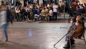 El centro de Oviedo a 31 de octubre, 24 horas antes de pasar al nivel 4 de alerta.