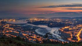La ría de Ferrol por la noche