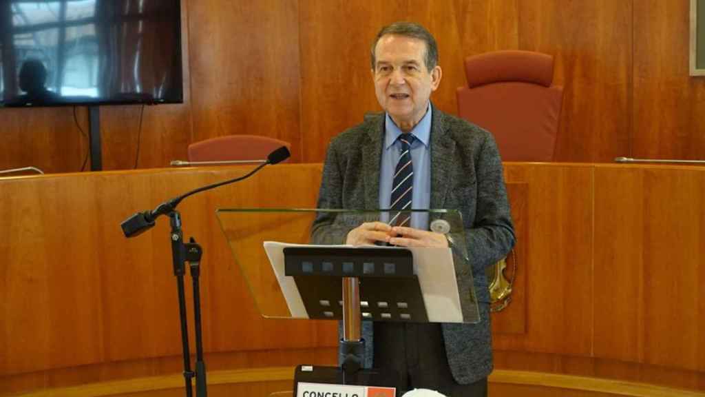 Abel Caballero en rueda de prensa.