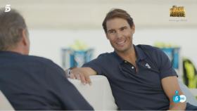 Rafa Nadal durante su entrevista en 'Mi casa es la tuya'.