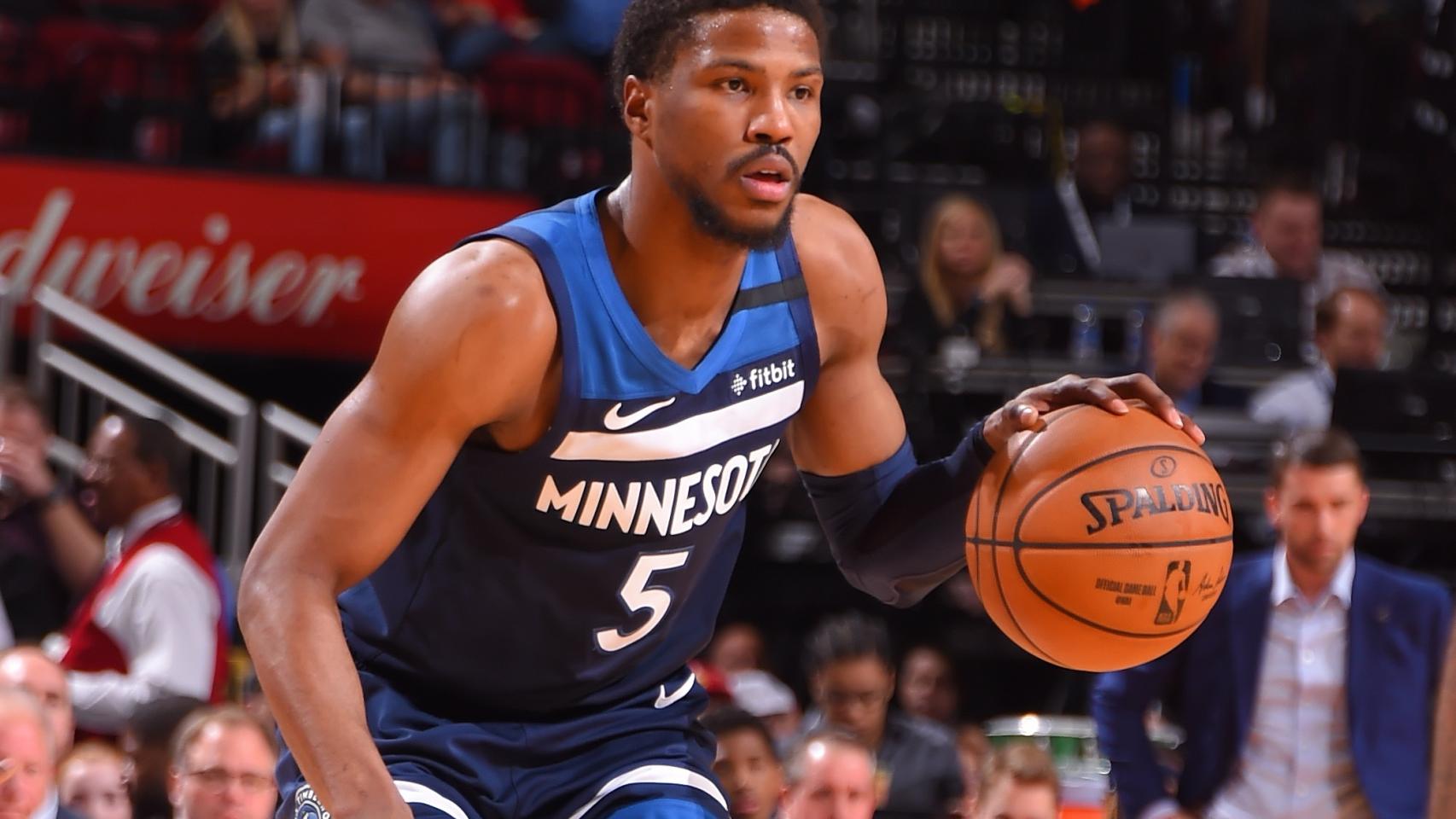 Malik Beasley, con los Timberwolves