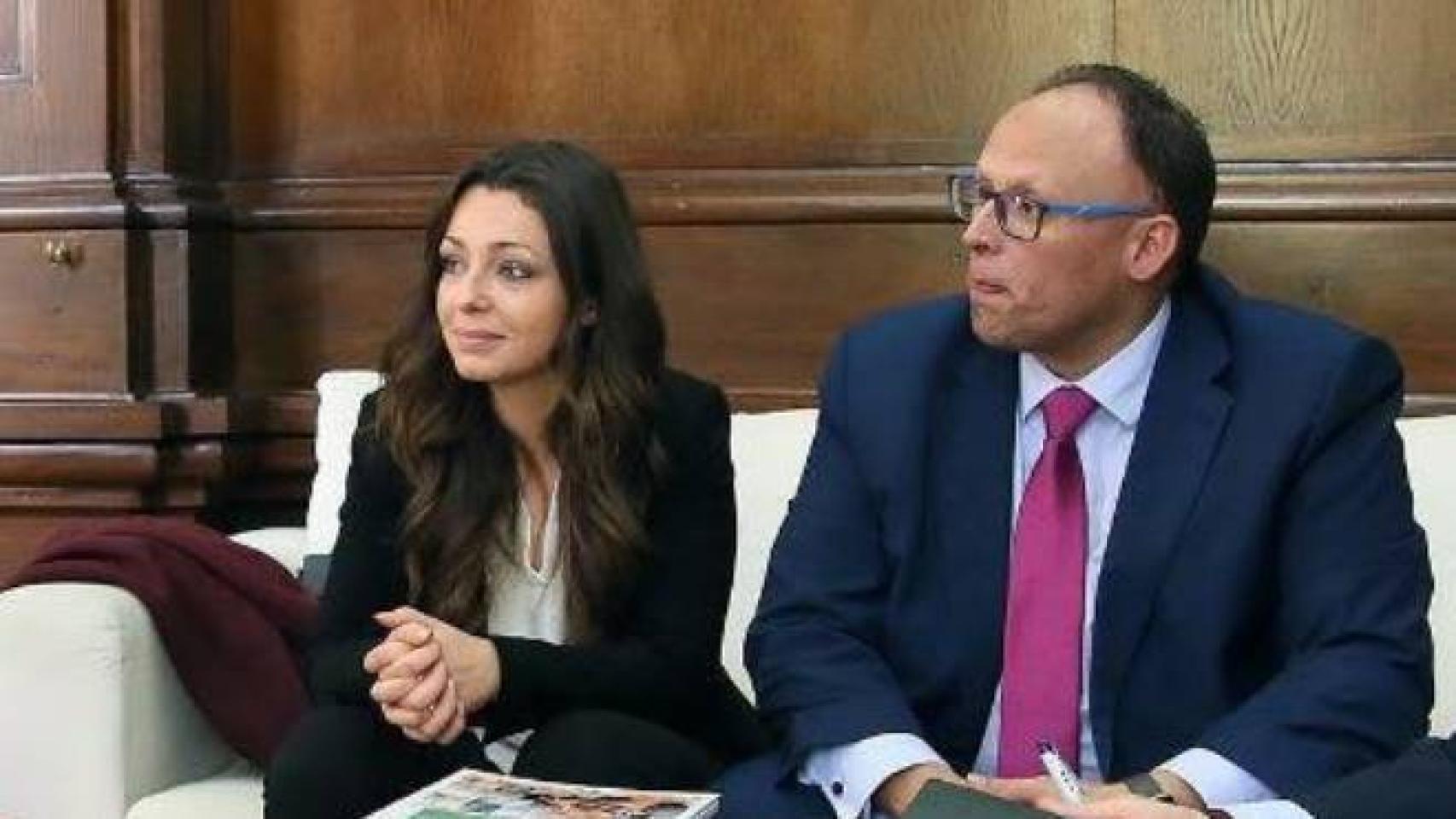 Natalia Castrillo y José Ruiz, responsables de Relaciones Instituciones provincial y regional de Mercadona en CLM