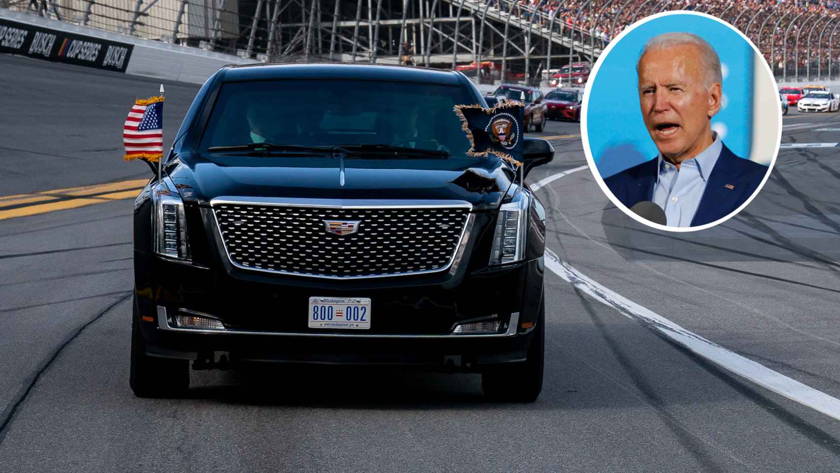 Joe Biden podrá viajar en el tradicional Cadillac One del Servicio Secreto.