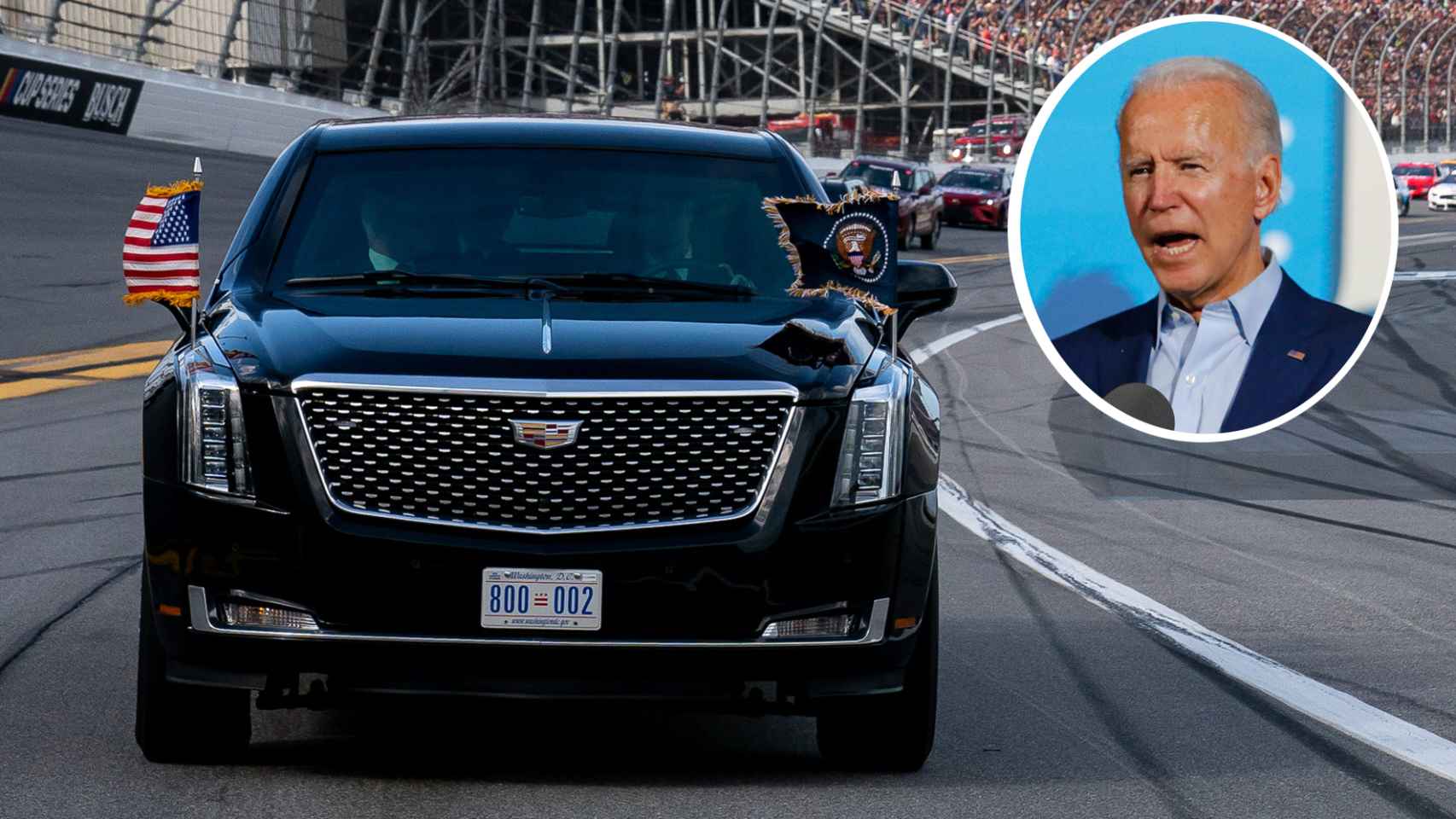 Joe Biden podrá viajar en el tradicional Cadillac One del Servicio Secreto.