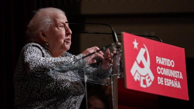 Paquita Martín, fundadora de IU y militante histórica del PCE.