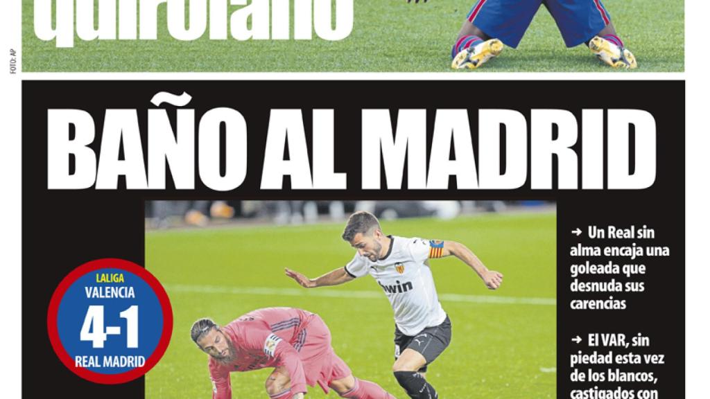 Portada Mundo Deportivo (09/11/20)