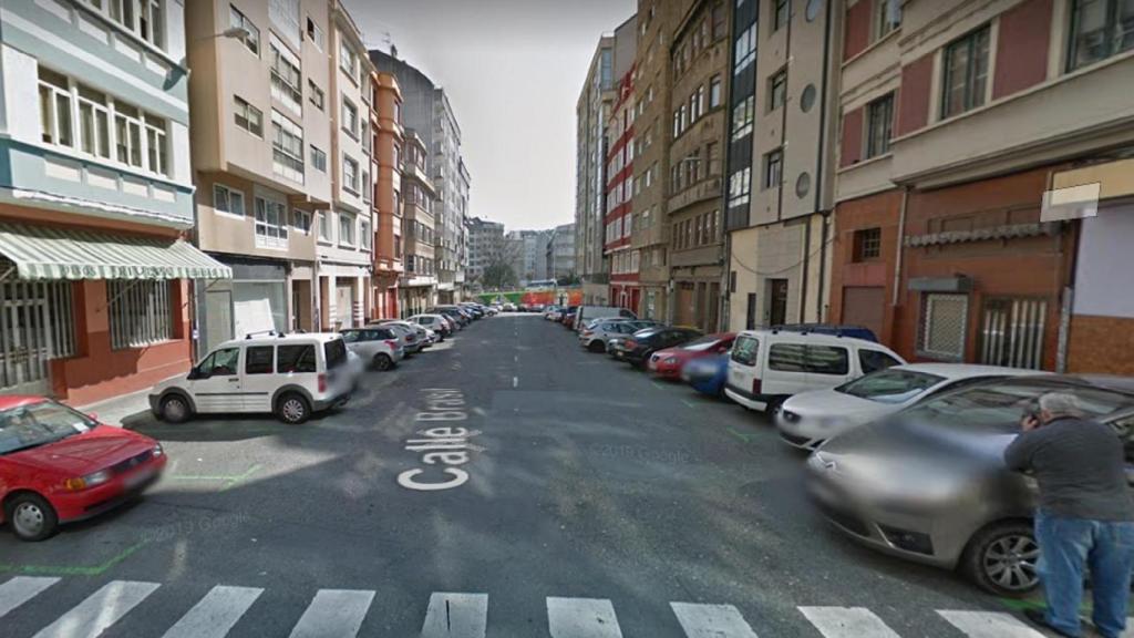 La coruñesa calle Brasil.