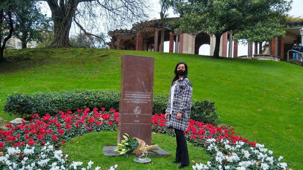 Amaia Martínez (Vox), en el Día de la Memoria.