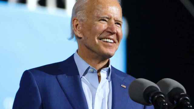 Joe Biden, presidente electo de EEUU, durante un mitin en Florida.