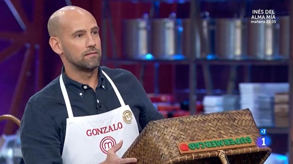 Gonzalo Miró durante la grabación del octavo programa de 'MasterChef Celebrity'.