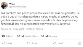 El tuit de Sonia Vivas, concejala de Podemos en el Ayuntamiento de Palma.
