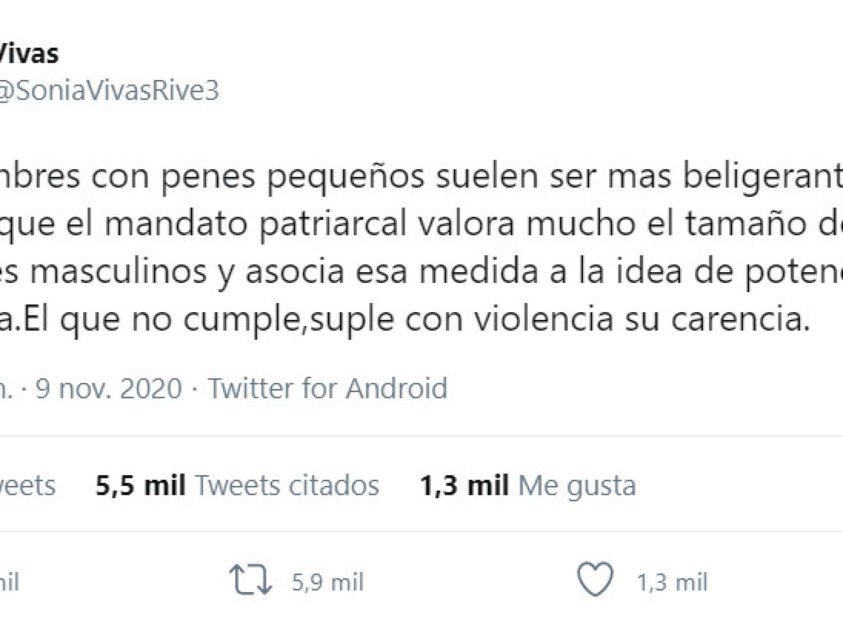 Los hombres con penes pequeños son más beligerantes