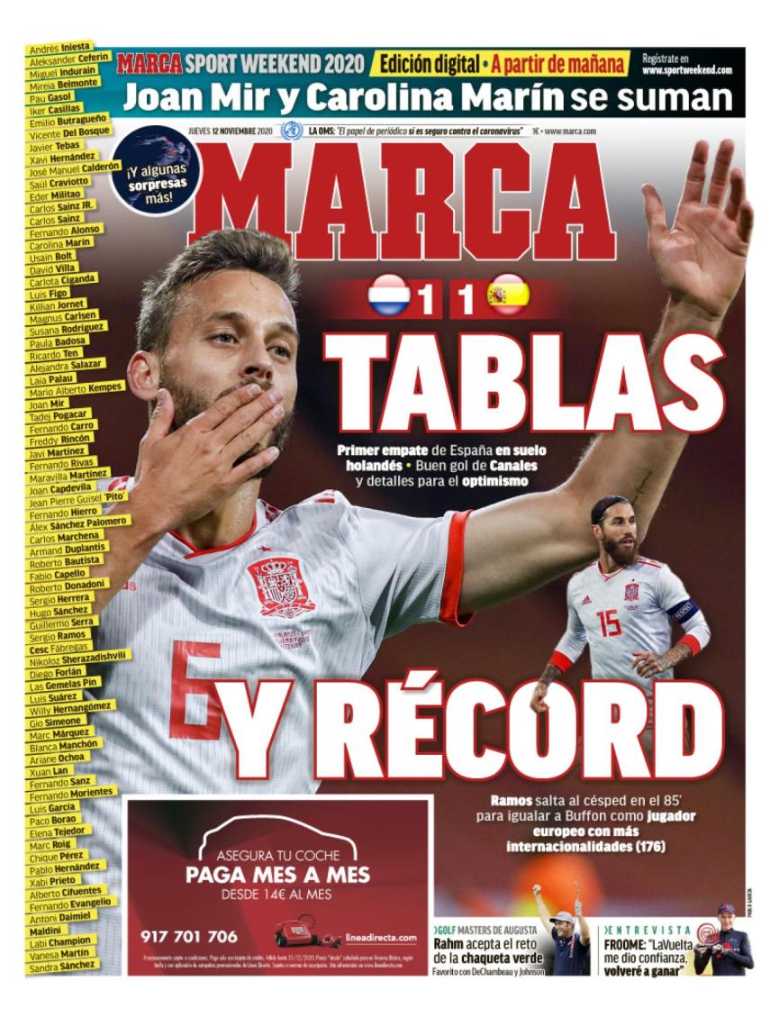 Portada MARCA