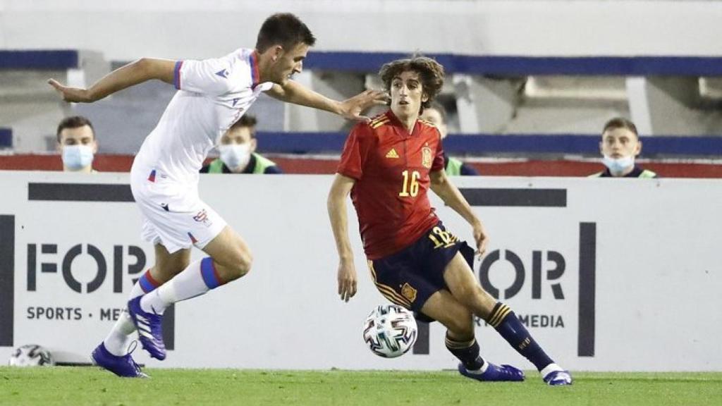 Byran Gil con la Selección Sub21