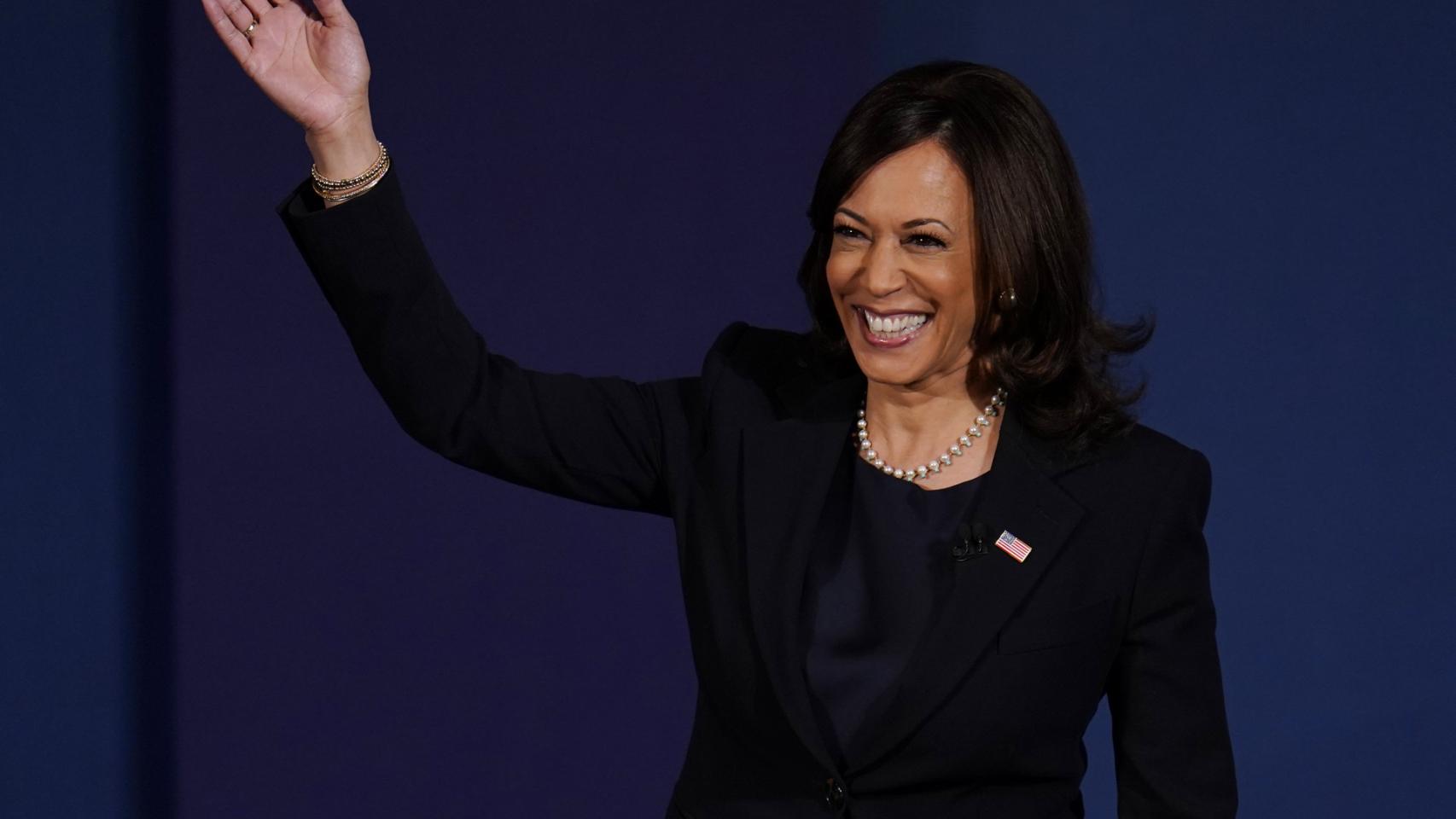 Kamala Harris, durante un debate presidencial.