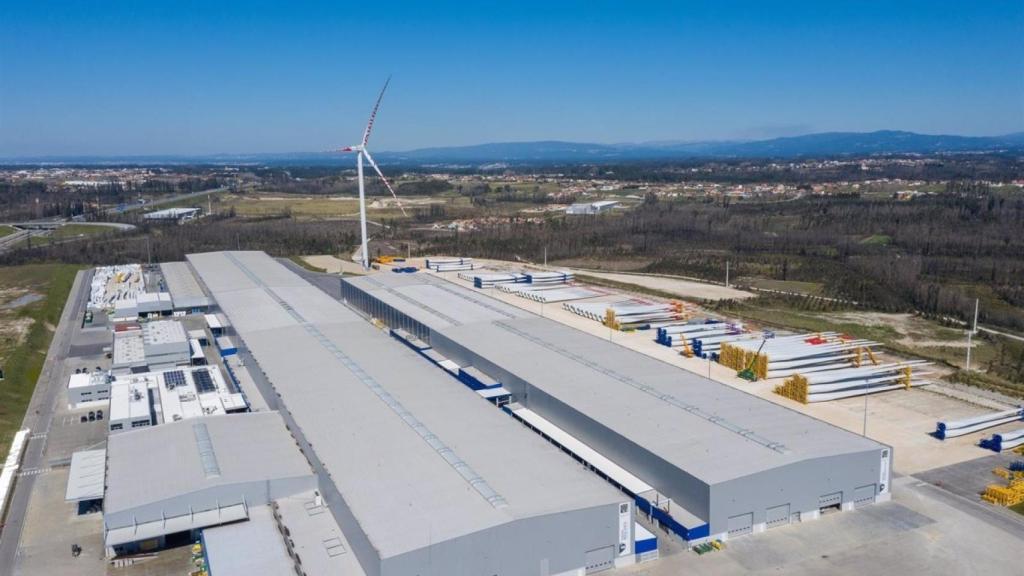 La fábrica gallega de Siemens Gamesa en As Somozas.