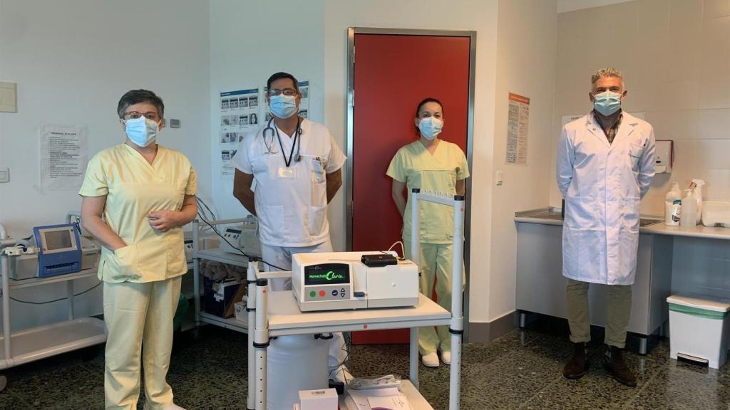 Susana Velo, Rafael Alonso, Rocío Rey Y Cándido Díaz, del Servicio de Nefrología del CHUS.