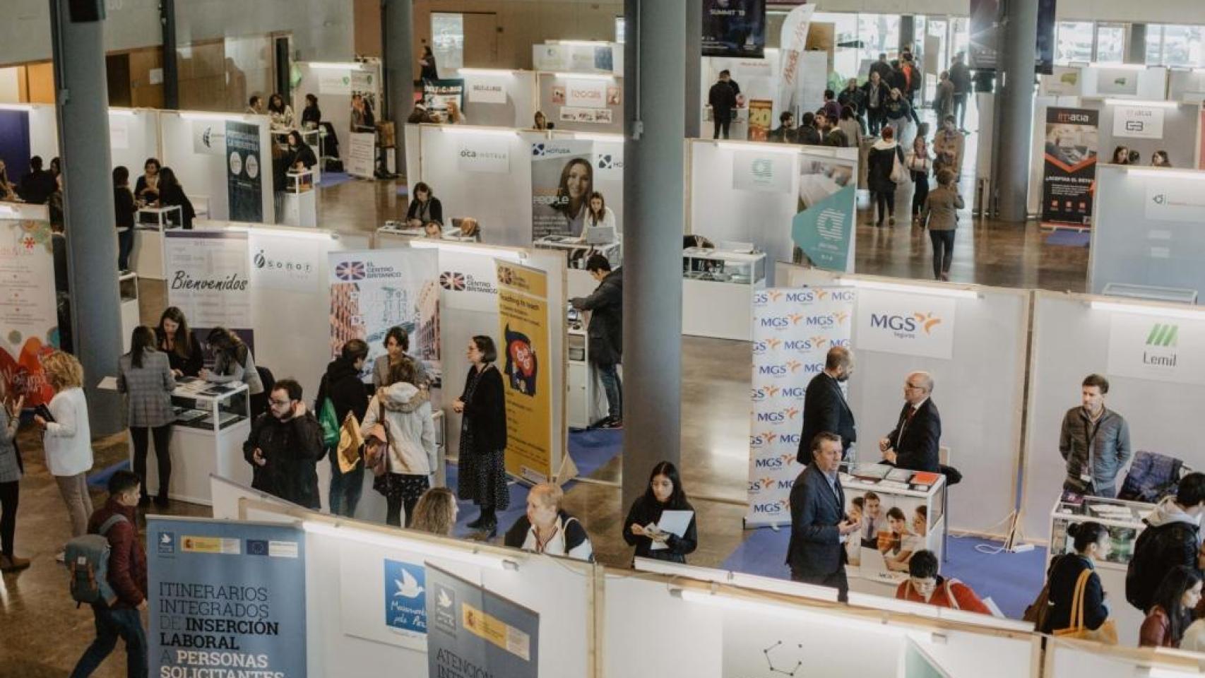 Imagen de la anterior edición de la feria de empleo de Talentia Summit.