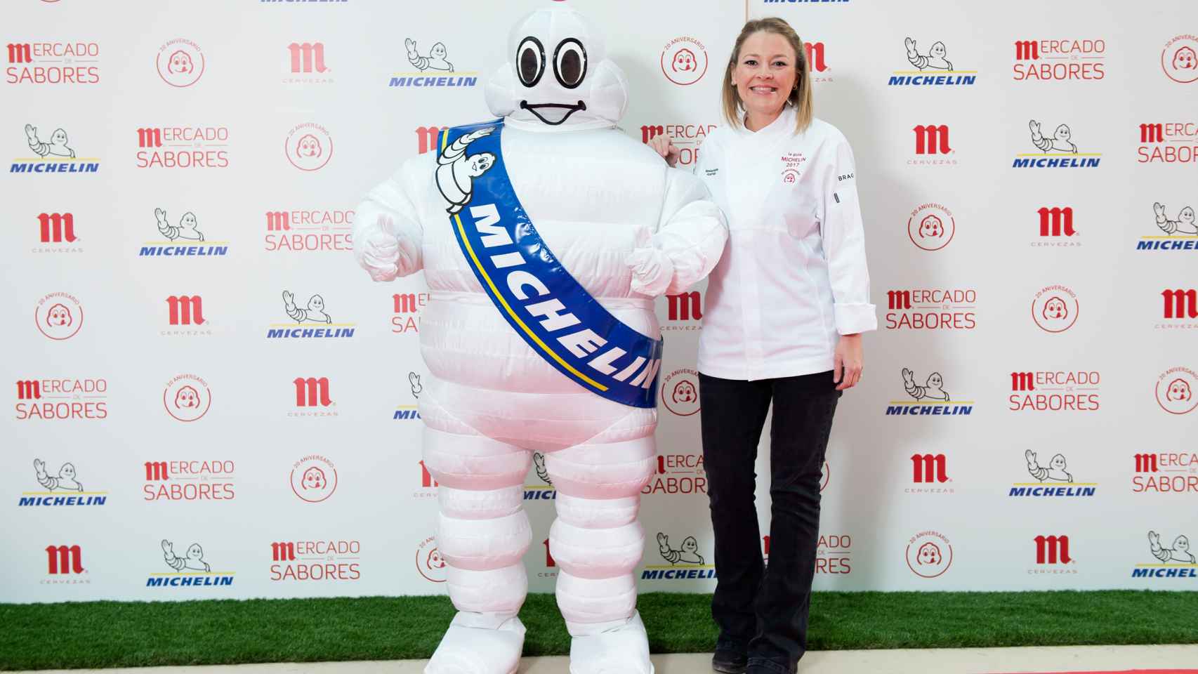 Teresa Gutiérrez en un acto de la Guia Michelin en 2017.