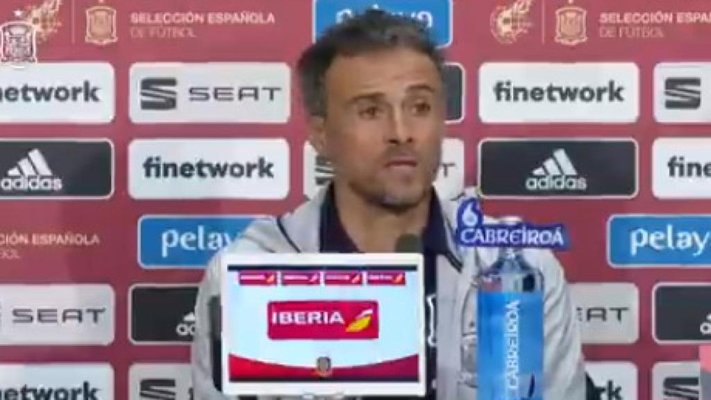 Luis Enrique en rueda de prensa