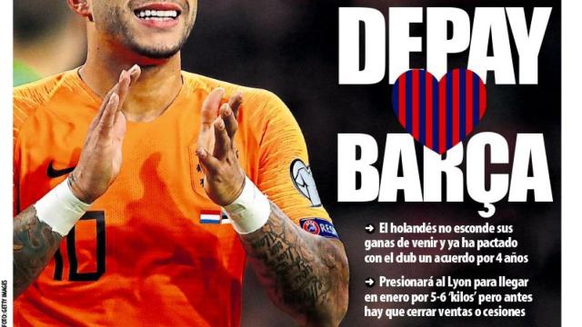 La portada del diario Mundo Deportivo (13/11/2020)