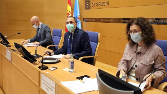 García Comesaña durante una rueda de prensa.