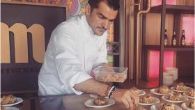 Iago Cagiao, cocinero de El Rincón de Alba.