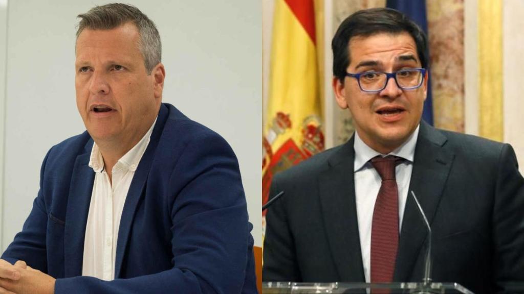 A la izquierda, Carlos Cuadrado; a la derecha, José María Espejo.