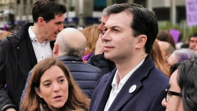 Inés Rey, Gonzalo Caballero y Pablo Arangüena, en una imagen de archivo