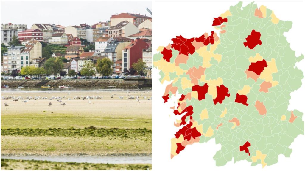 Bajan a 34 los municipios gallegos en alerta roja, dos menos que ayer
