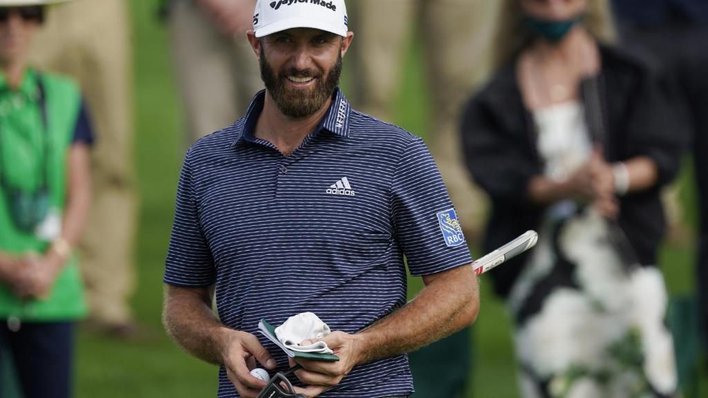 Dustin Johnson en el Masters de Augusta