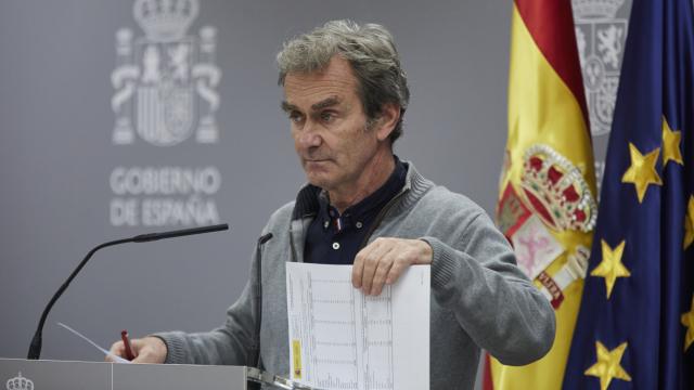 Fernando Simón en la rueda de prensa del pasado jueves para informar de la evolución del coronavirus.