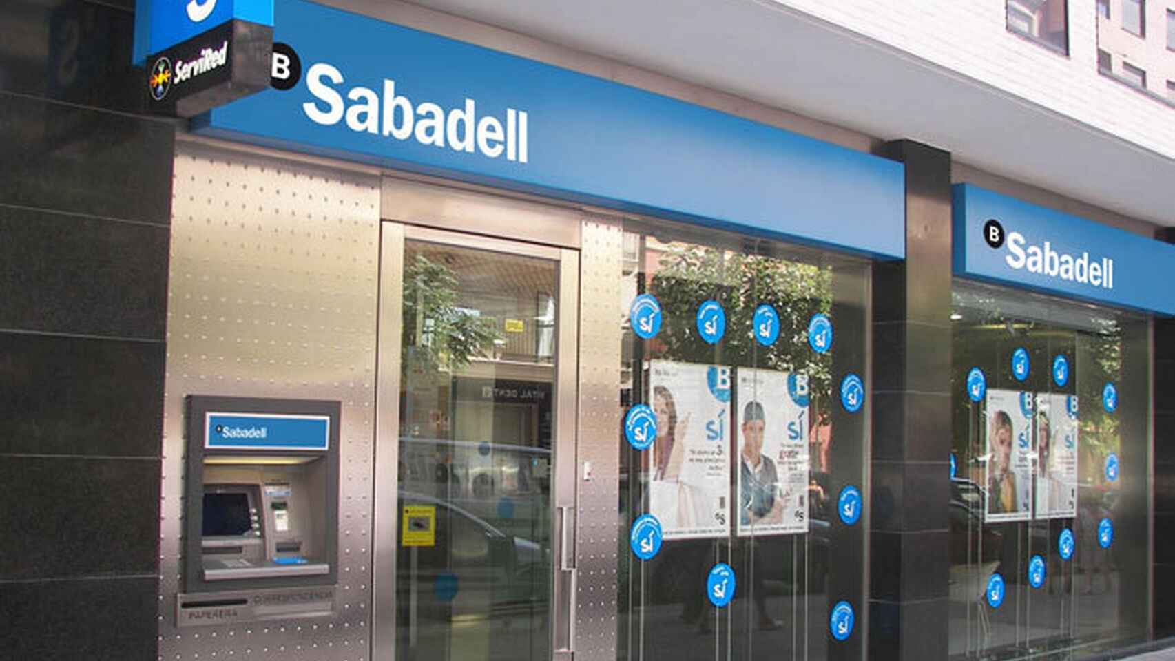 Una sucursal de Banco Sabadell.