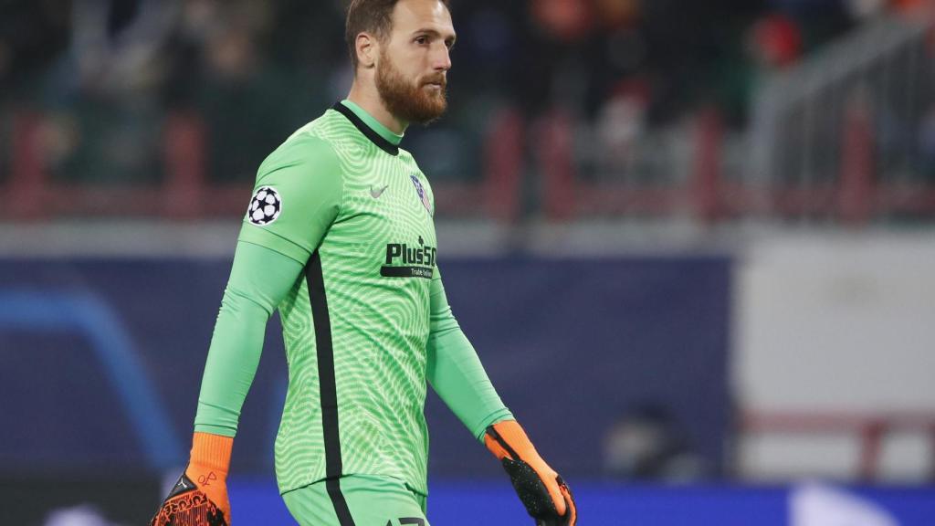 Jan Oblak, durante un partido del Atlético de Madrid en la Champions League