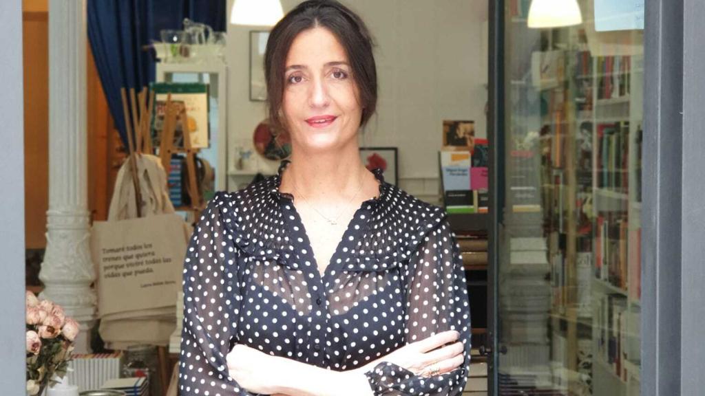 Laura Riñón, la propietaria de la librería 'Amapolas en octubre'.